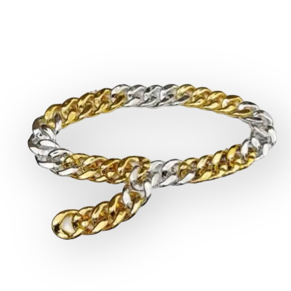 Oversized gold link belt - Picture 3 of 4
